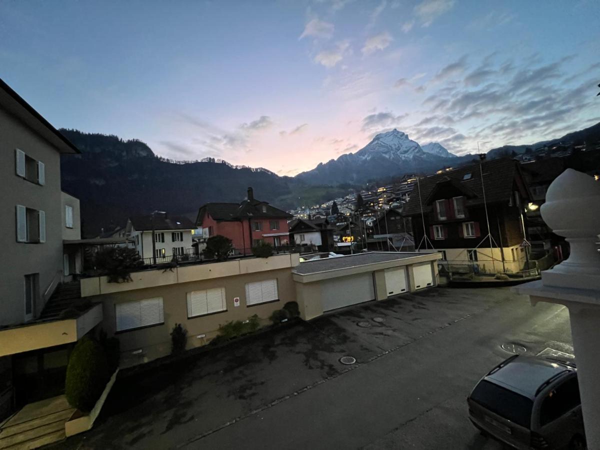 Modernes Apartment Am Fuss Des Pilatus - Skigebiet Hergiswil Extérieur photo