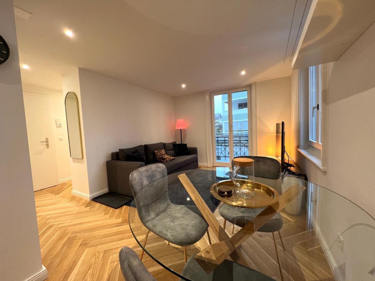 Modernes Apartment Am Fuss Des Pilatus - Skigebiet Hergiswil Extérieur photo